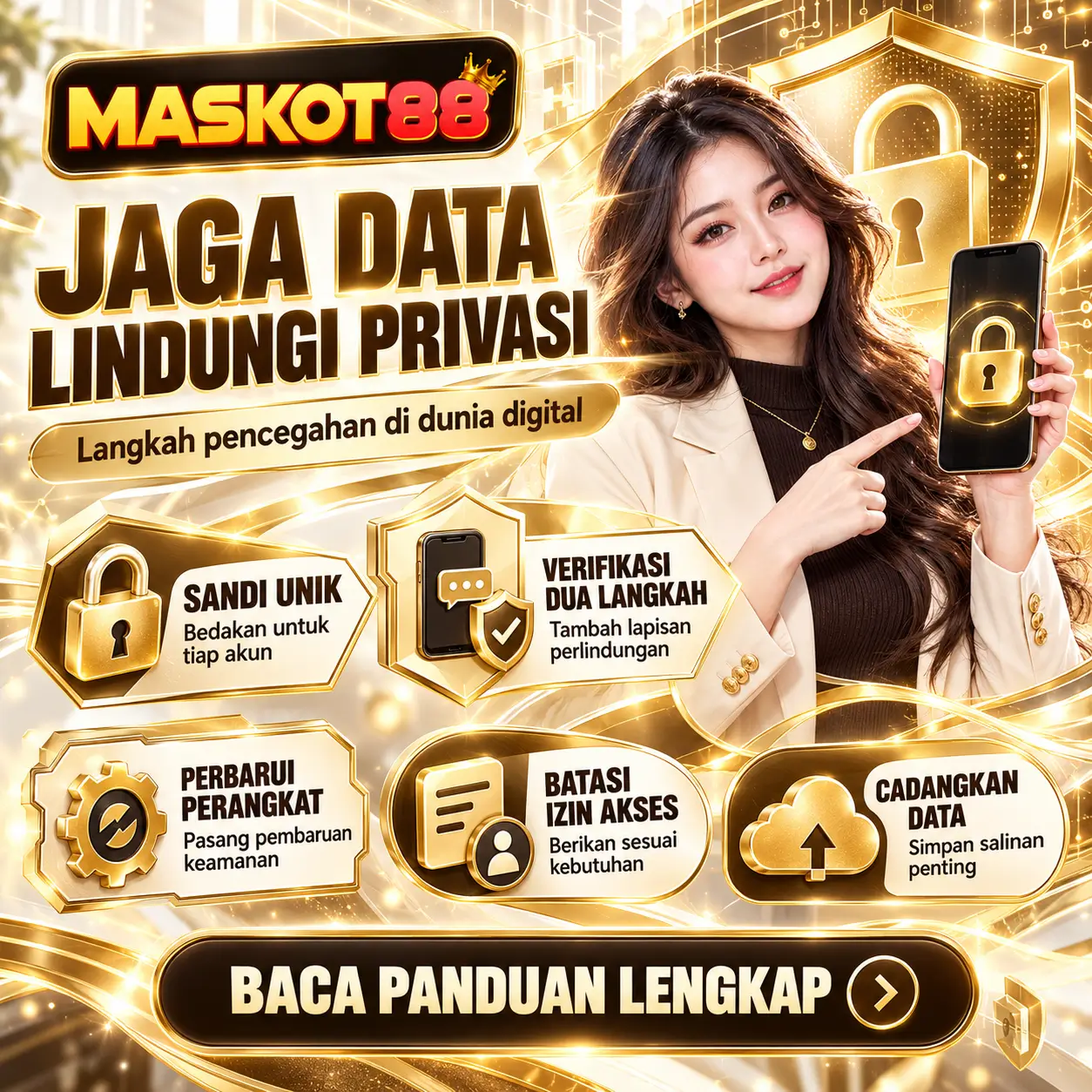 Panduan MASKOT88 untuk mengenali risiko privasi online dan melindungi data pribadi
